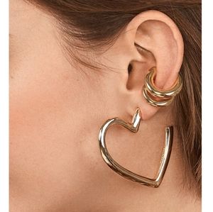 Baublebar Brianna Heart Hoop Earrings